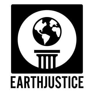 EarthJustice Logo. Click to visit their website.